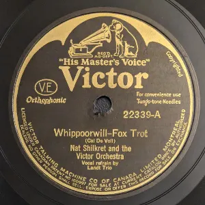 Pochette de Whippoorwill / Down the River of Golden Dreams de Nat Shilkret and His Orchestra