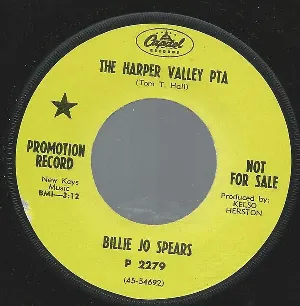 Pochette de The Harper Valley PTA / Home-Loving Man de Billie Jo Spears