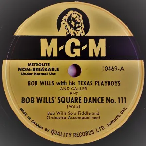 Pochette de Bob Wills’ Square Dance No. III / Bob Wills’ Square Dance No. I de Bob Wills and His Texas Playboys