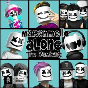Pochette de Alone (The Remixes) de Marshmello