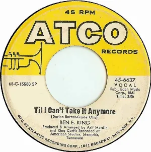 Pochette de Til I Can’t Take It Anymore / It Ain’t Fair de Ben E. King