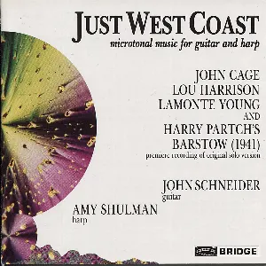 Pochette de Just West Coast de Lou Harrison - John Cage