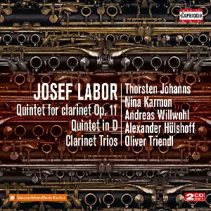 Pochette de Quintet for clarinet Op. 11; Quintet in D; Clarinet Trios de Oliver Triendl