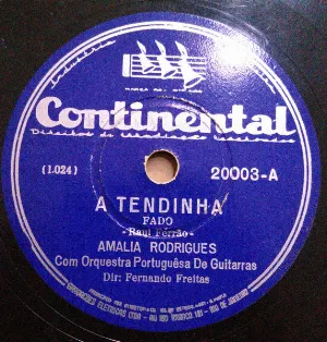 Pochette de A Tendinha / Sei finalmente de Amália Rodrigues