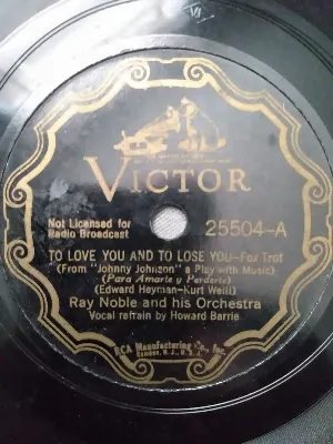Pochette de To Love You and to Lose You / Long as You Got Your Health de Ray Noble and His Orchestra
