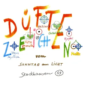 Pochette de DÜFTE–ZEICHEN de Karlheinz Stockhausen