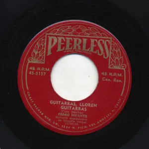 Pochette de Guitarras, lloren guitarras / Puro amor de Pedro Infante