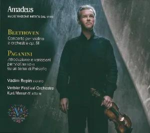 Pochette Beethoven: Concerto per violino e orchestra op. 61 / Paganini: Introduzione e variazioni per violino solo su un tema di Paisiello
