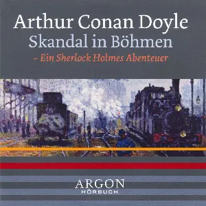 Pochette de Skandal in Böhmen: Ein Sherlock Holmes Abenteuer de Sir Arthur Conan Doyle