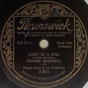 Pochette de Lost in a Fog / Isn't It a Shame? de Connee Boswell