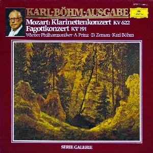 Pochette de Klarinettenkonzert / Fagottkonzert de Wolfgang Amadeus Mozart - Karl Böhm - Wiener Philharmoniker