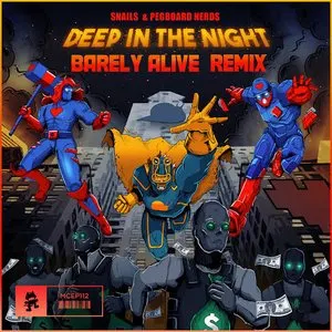 Pochette de Deep in the Night (Barely Alive remix) de SNAILS - Pegboard Nerds
