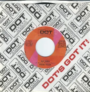 Pochette de Say When / Old Southern Cotton Town de Diana Trask