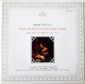 Pochette Ode On St. Cecilia's Day (1692)