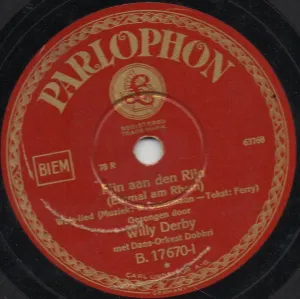 Pochette de Fijn aan den Rijn / Boemtara-tsing-takada de Willy Derby