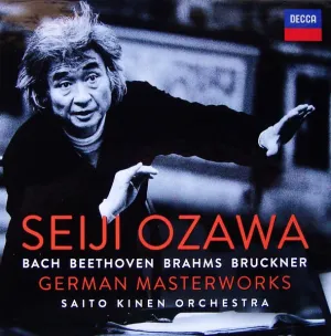 Pochette de German Masterworks de Ludwig van Beethoven - Johann Sebastian Bach - Seiji Ozawa - Anton Bruckner - Johannes Brahms - Saito Kinen Orchestra