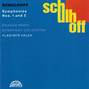 Pochette de Symphonies Nos. 1 and 2 de Vladimír Válek - Symfonický orchestr Českého rozhlasu - Erwin Schulhoff
