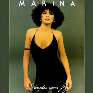 Pochette de Simples como fogo de Marina Lima