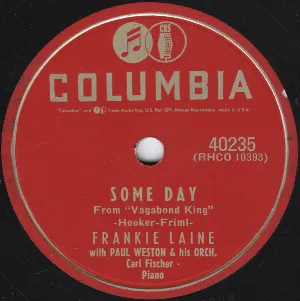 Pochette de Some Day / There Must Be a Reason de Paul Weston and His Orchestra - Frankie Laine