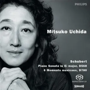 Pochette de Piano Sonata In E Major, D568 & 6 Moments Musicaux, D780 de Mitsuko Uchida - Franz Schubert