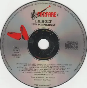 Pochette de I en sommernat de Lars Lilholt