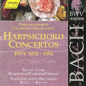 Pochette Cembalokonzerte, BWV 1052–1054