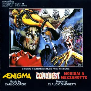 Pochette de Aenigma / Conquest / Morirai A Mezzanotte de Claudio Simonetti