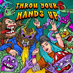Pochette de Throw Your Hands Up de Bear Grillz