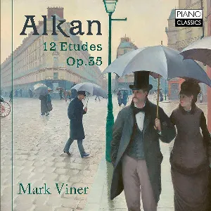 Pochette de 12 Etudes Op. 35 de Charles-Valentin Alkan