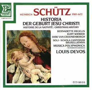 Pochette de Schütz - Historia der geburt Jesu Christi de Heinrich Schütz