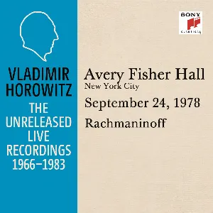 Pochette Vladimir Horowitz in Recital at Avery Fischer Hall New York City September 24 1978