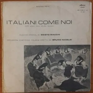 Pochette de Italiani come noi de Egisto Macchi