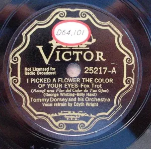 Pochette de I Picked a Flower the Color of Your Eyes / Please Believe Me de Tommy Dorsey and His Orchestra