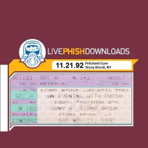 Pochette de 1992-11-21: SUNY Stony Brook, Stony Brook, NY, USA de Phish