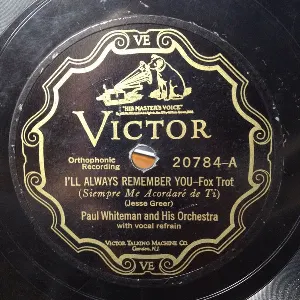Pochette de I'll Always Remember You / Who Do You Love? de Paul Whiteman and His Orchestra