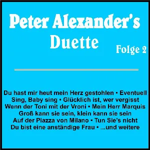 Pochette Peter Alexander's Duette Folge 2