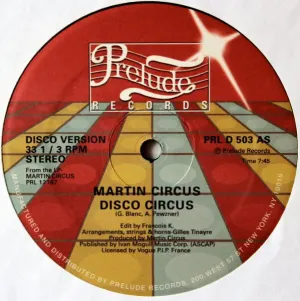 Pochette de Disco Circus / I've Got A Treat de Martin Circus