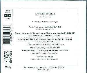 Pochette Prélude Baroque X: Vivaldi