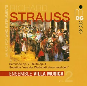 Pochette de Music for Wind Instruments, Vol. 2 de Richard Strauss - Ensemble Villa Musica