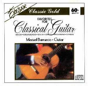 Pochette de Favorites for Classical Guitar de Manuel Barrueco