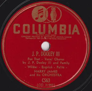 Pochette de Jughead / J. P. Dooley III de Harry James and His Orchestra