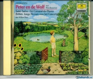 Pochette Prokofiev: Peter en de Wolf / Saint-Saëns: Het Carnaval der dieren / Britten: Jonge mensen voor het Concertpodium
