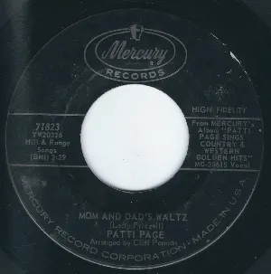 Pochette Mom and Dad’s Waltz / You’ll Answer to Me