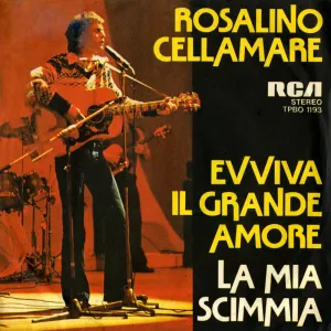 Pochette de Evviva il grande amore / La mia scimmia de Ron