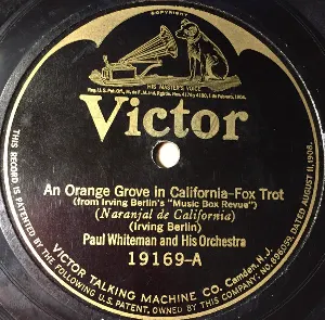 Pochette de An Orange Grove in California / Dancing Honeymoon de Paul Whiteman and His Orchestra