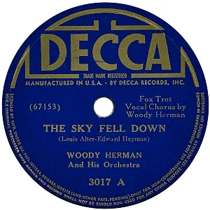 Pochette de The Sky Fell Down / Blue Prelude de Woody Herman and His Orchestra