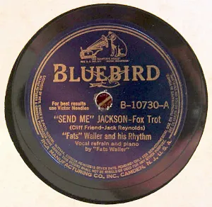 Pochette de "Send Me" Jackson / (You're a) Square From Delaware de Fats Waller and His Rhythm