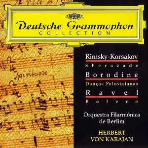 Pochette Rimsky-Korsakov: Scherazade / Borodin: Danças Polovtsianas / Ravel: Bolero