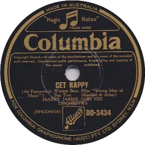 Pochette de Get Happy / Limehouse Blues de Harry James and His Orchestra
