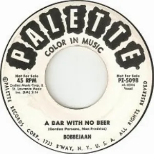 Pochette de I’m Crying in My Beer / A Bar With No Beer de Bobbejaan Schoepen